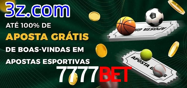 7777BET Ate 100% de Aposta Gratis