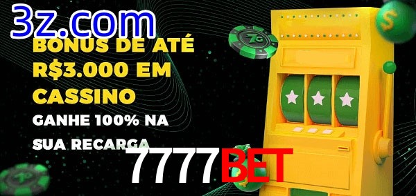 7777BET melhor bônus de depósito