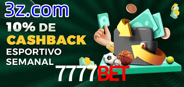 10% de bônus de cashback na 7777BET